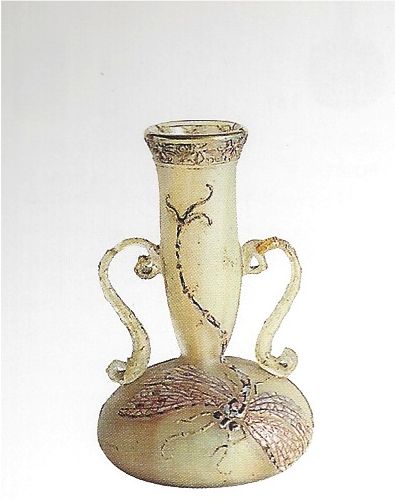 Daum Dragonfly Vase